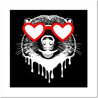 Groundhog Valentines Day for Animal lovers and Groundhog Day Posters and Art